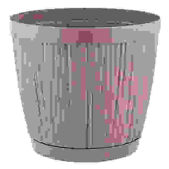 Горшок для цветов BARCELONA D=155мм (1,8л) Морозная слива, пластик IG623010053 InGreen