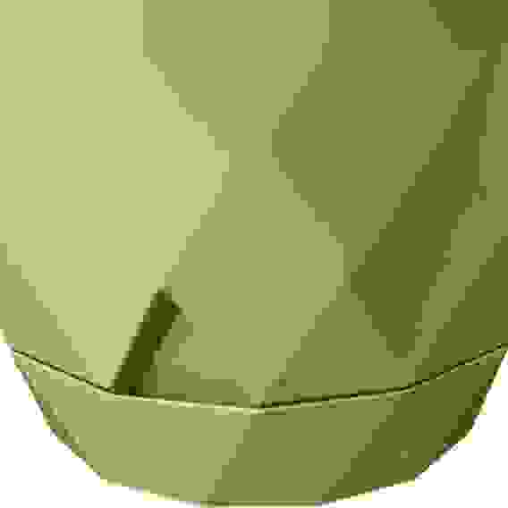 Горшок для цветов Laurel 2,3 л с поддоном (зеленый), 221610918/01 (замена 911705) IDIland