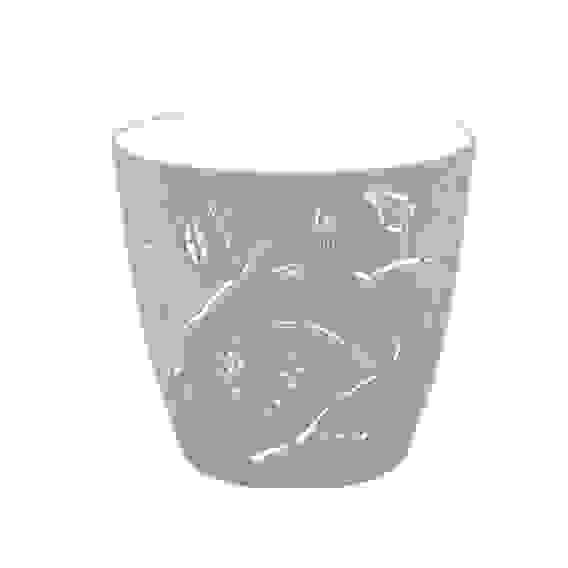 Горшок для цветов Butterflies D=145мм (1,4л) круглый,серый PT401210025 Plast Team