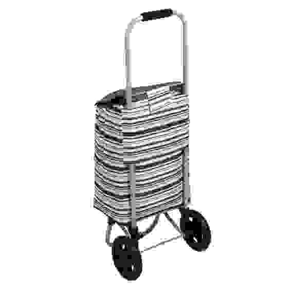 Тележка + сумка, до 30кг, 27х32х88см, 23л, брезент, колеса ЭВА d15см, WQ-162 VETTA