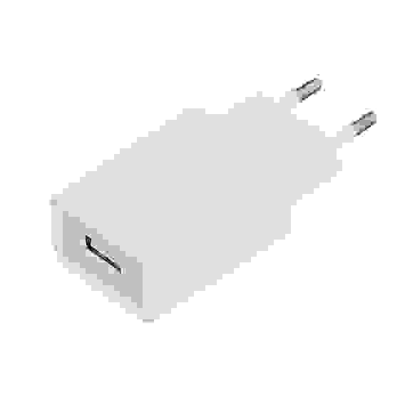 Сетевое зарядное устройство Эконом, 220В, 1A, пластик Первая цена