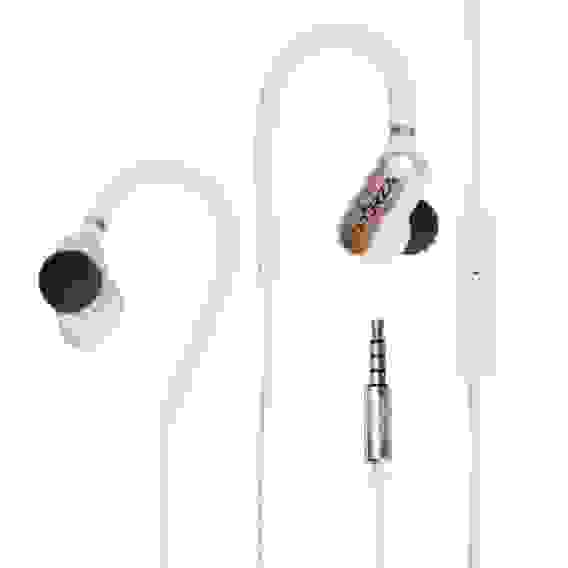 Наушники проводные внутриканальные, с дужками, гарнитура, коробка картон FORZA