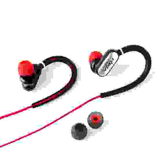 Наушники проводные внутриканальные, с дужками, гарнитура, коробка картон FORZA