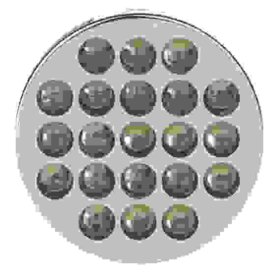 Фонарик металлический, 21 LED, 3хAAA, 9,2х3,6см, алюминий ЕРМАК