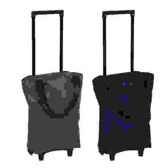 Тележка + сумка, с выдвижной ручкой, 84х26х18см, 14л, до 20кг, ткань оксфорд 600D, колеса ПУ VETTA