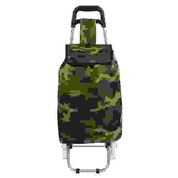 Тележка+сумка со стулом, сумка до 30кг, 31л, стул до 120кг, 44x94x26см, брезент, колеса d16см VETTA