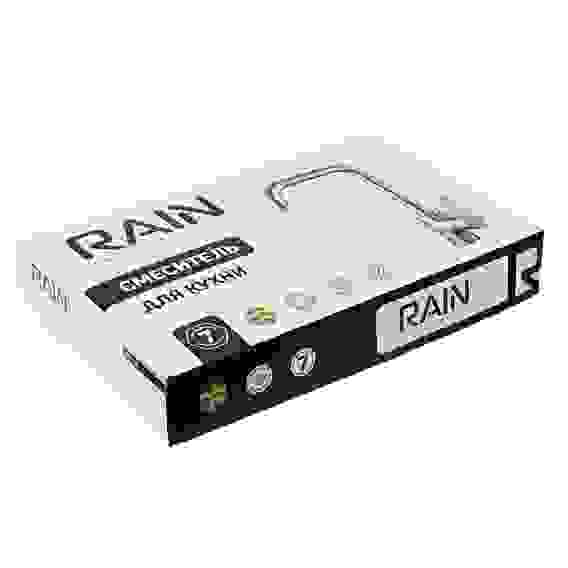 Смеситель для кухни Алмаз, высокий излив, картридж 35мм, гайка, латунь, хром RAIN