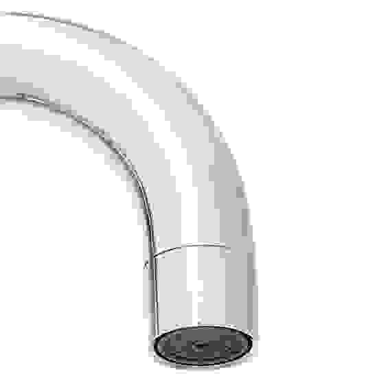 Смеситель для кухни Алмаз, высокий излив, картридж 35мм, гайка, латунь, хром RAIN