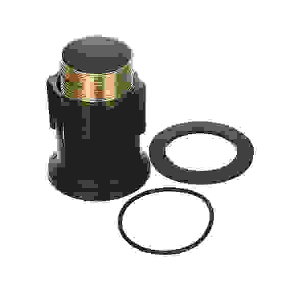 Смеситель для кухни, поворотный излив, кер. кран-буксы 1/2, черный, нерж.сталь, SS01-R240 СоюзКран