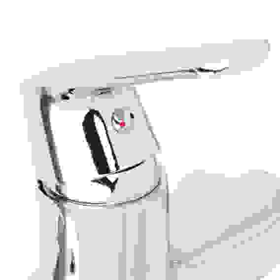 Смеситель для ванны Гранат, прямой излив 35см, душ. набор, картридж 35мм, латунь, хром RAIN