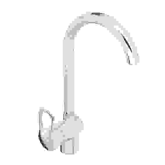 Смеситель для кухни Атриа, высокий излив, картридж 40мм, латунь, хром RAIN