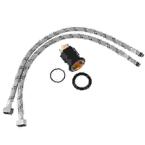 Смеситель для раковины Нефрит, керам. кран-буксы 1/2, латунь, хром RAIN