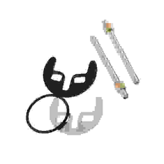 Смеситель для кухни Веста, высокий излив, картридж 35мм, латунь, под гранит, белый RAIN