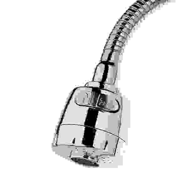 Смеситель для кухни Оникс, гибкий излив, картридж 35мм, латунь, хром RAIN