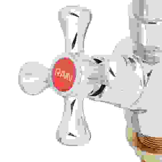 Смеситель для кухни Нефрит, поворотный излив, керам. кран-буксы 1/2, гайка, латунь, хром RAIN