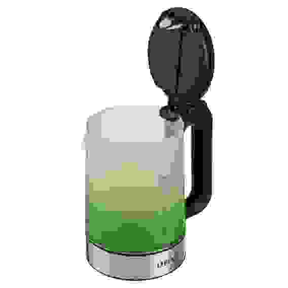 Чайник с цветной колбой 1,7 л., стекло LEBEN