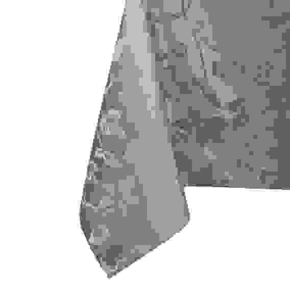 Гортензия Скатерть жаккард 140х230см с водоотталкивающей пропиткой, 100% полиэстер, серый PROVANCE