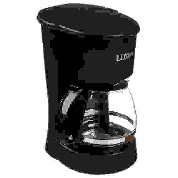 Кофеварка капельная 650Вт, стеклянная колба 650 мл LEBEN