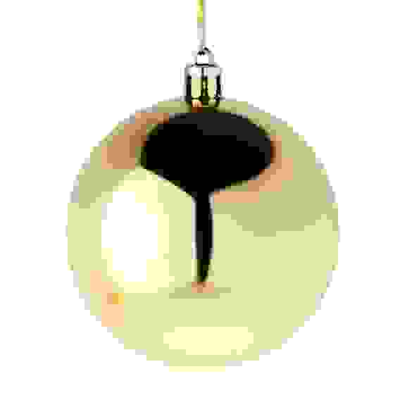 Набор шаров 4шт 8см пластик, золото СНОУ БУМ