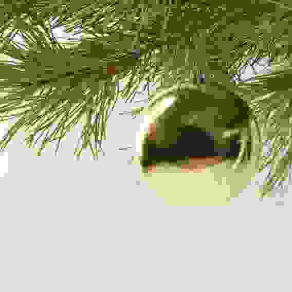 Шар 10см пластик, золото СНОУ БУМ