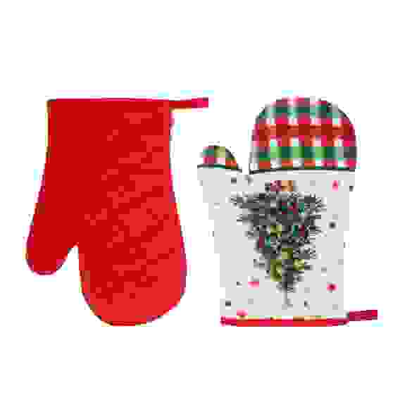 Рождественская ель Прихватка-варежка, 100% полиэстер, 17х27см PROVANCE