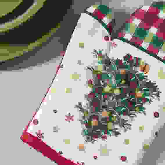 Рождественская ель Прихватка-варежка, 100% полиэстер, 17х27см PROVANCE