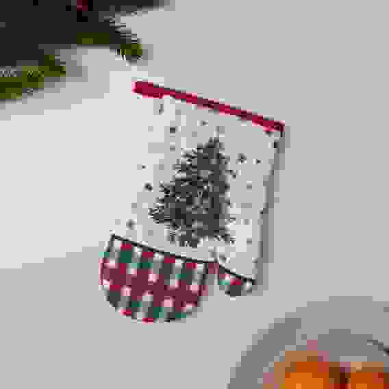 Рождественская ель Прихватка-варежка, 100% полиэстер, 17х27см PROVANCE