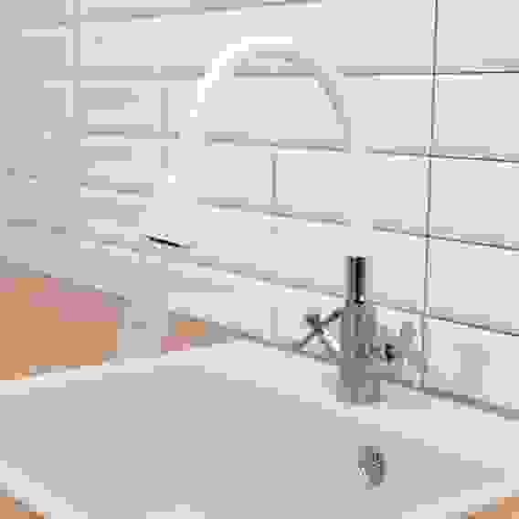 Излив смесителя для кухни, силиконовый, 2 режима, белый