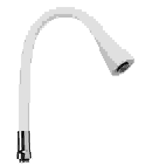 Излив смесителя для кухни, силиконовый, 2 режима, белый