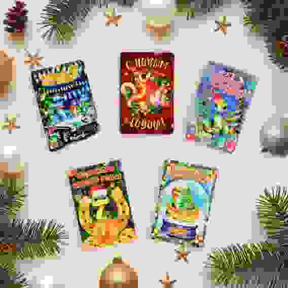 Магнит новогодний, змея, \"Чудесного Нового Года!\" символ года, 6 х 9 см, МИКС 10800818