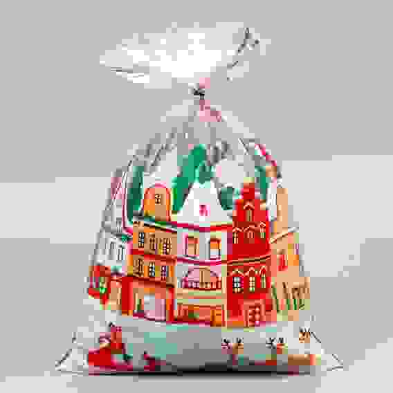 Пакет пластиковый «С праздником», 20 × 30 см 9631286