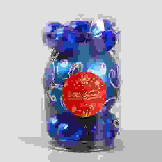 Набор шаров пластик 11 шт &quot;Глория&quot; вензель синий 4192755