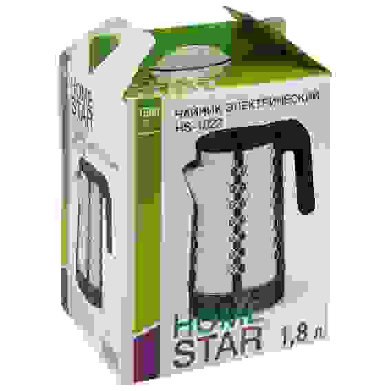 Чайник Homestar HS-1022 (1,8 л) стальной, черный
