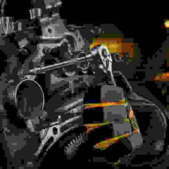 Набор инструментов, 1/2&quot;, 1/4&quot;, CrV, S2, пластиковый кейс, 94 предмета// Denzel