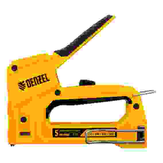 Степлер мебельный, тип 53 и 13, 6-14мм, тип 140, 10-14мм, тип 300, 15мм, тип 500, 15мм// Denzel