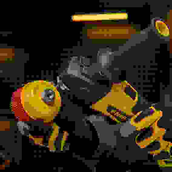 Щетка для УШМ, 100 мм, Чашка, нейлоновая щетина, М14// Denzel