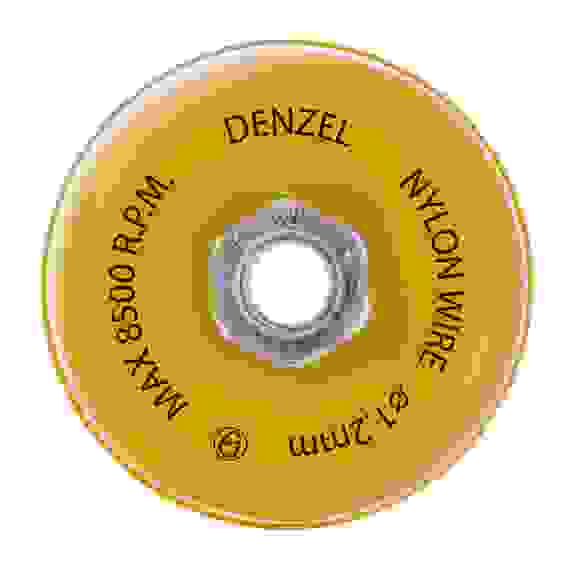 Щетка для УШМ, 100 мм, Чашка, нейлоновая щетина, М14// Denzel