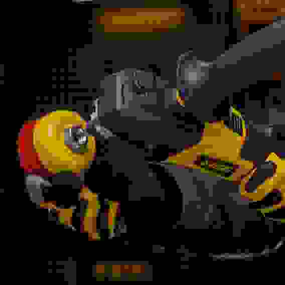 Щетка для УШМ, 75 мм, Чашка, нейлоновая щетина, М14// Denzel