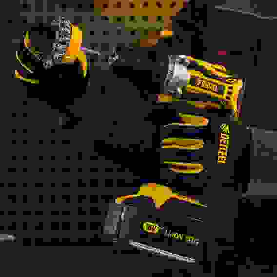 Щетка для дрели, 65 мм, Чашка, со шпилькой, нержавеющая крученая проволока// Denzel