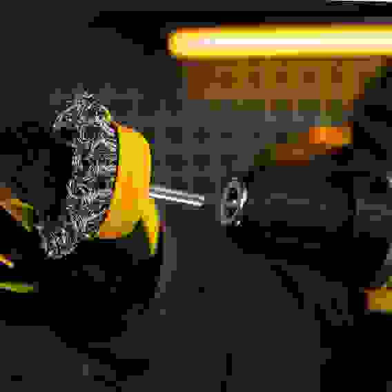 Щетка для дрели, 65 мм, Чашка, со шпилькой, нержавеющая крученая проволока// Denzel