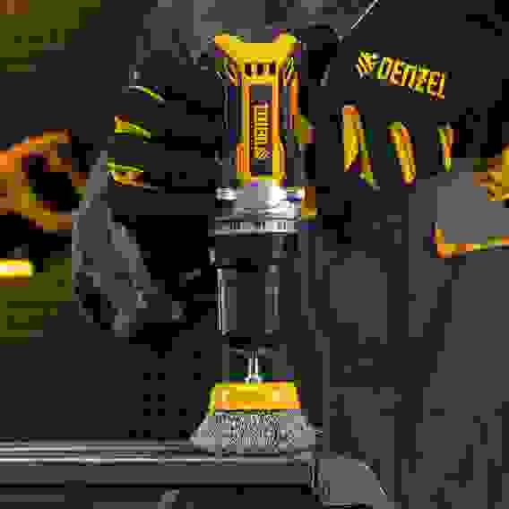 Щетка для дрели, 75 мм, Чашка, со шпилькой, нержавеющая витая проволока// Denzel