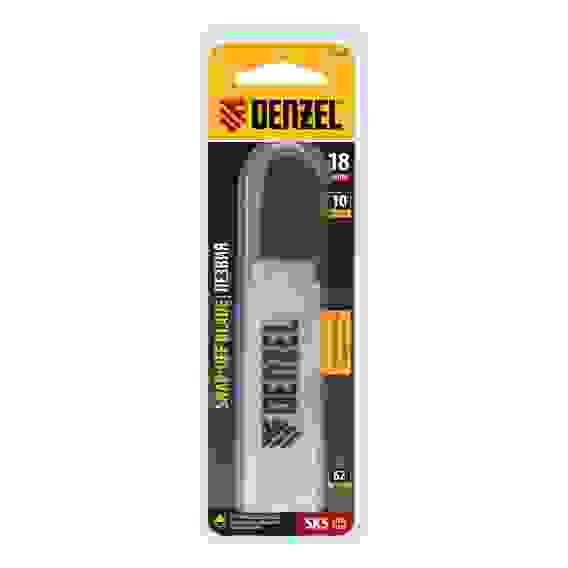 Лезвия, 18 мм, сталь SK5 - 0,5 мм, 10 штук// Denzel