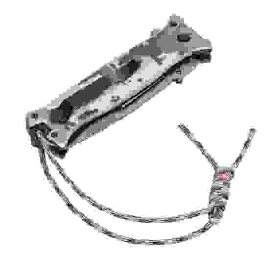 Нож складной, многоцелевой, системы Liner-Lock, с накладкой G10 на прямой рук-ке+стеклобой// Denzel