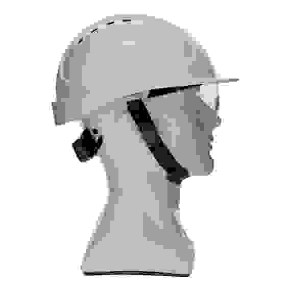 Каска защитная ударопр.«Форвард» (К-05),ABS/PC,комплект со встроен.очк.ОЧК-05 Форвард,белая// Denzel