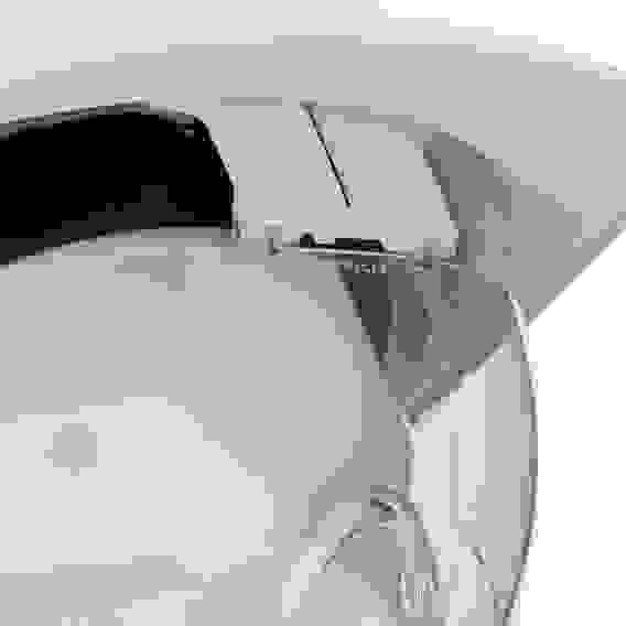 Каска защитная ударопр.«Форвард» (К-05),ABS/PC,комплект со встроен.очк.ОЧК-05 Форвард,белая// Denzel