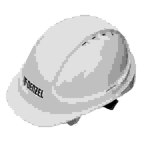 Каска защитная ударопр.«Форвард» (К-05),ABS/PC,комплект со встроен.очк.ОЧК-05 Форвард,белая// Denzel