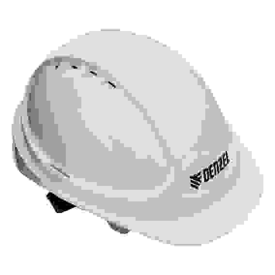 Каска защитная ударопр.«Форвард» (К-05),ABS/PC,комплект со встроен.очк.ОЧК-05 Форвард,белая// Denzel