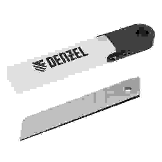 Лезвия, 18 мм, сталь SK5 - 0,6 мм, усиленные, 5 штук// Denzel