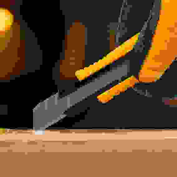 Лезвия, 18 мм, сталь SK5 - 0,6 мм, усиленные, 5 штук// Denzel