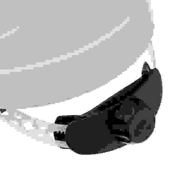 Каска защитная ударопрочная, ABS/PC, плавная регулировка, модель «Форвард» (К-05),белая// Denzel